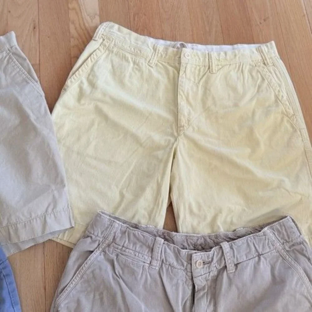 Polo Ralph Lauren Mens Khaki Shorts Lot of 4 Size 35